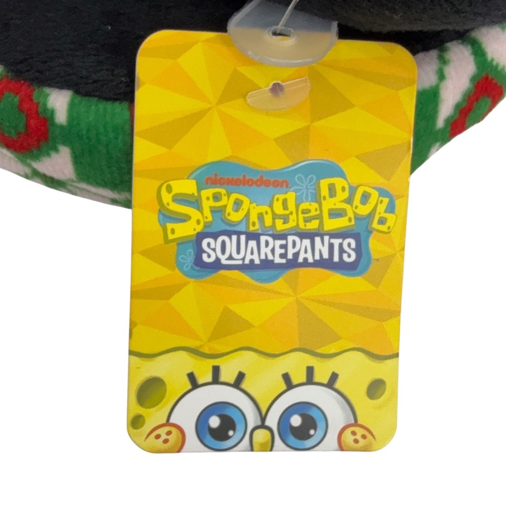 SpongeBob SquarePants Men's Christmas Ugly Sweater Slippers Size 10-13 Cozy NWT - Picture 5 of 13